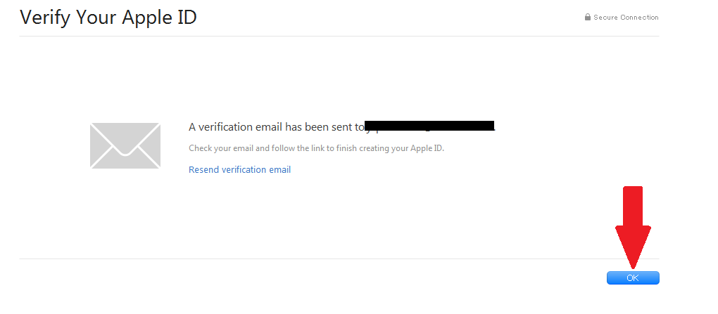 A verification email will be sent to your email inbox. Check your email.